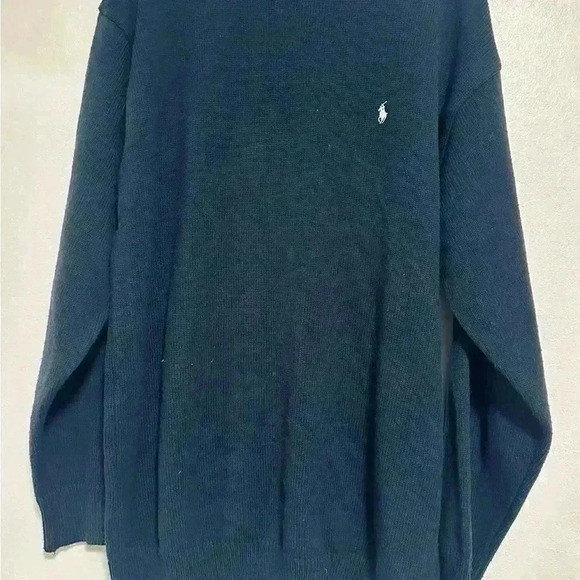 Polo Ralph Lauren Shirt Adult X-Large dark Blue Knit Sleepwear 100% Cotton Mens - Picture 2 of 5
